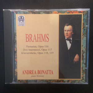 Andrea Bonatta (Brahms): Fantasien Op. 116 - Drei Intermezzi Op. 117 - Klavierstücke Op. 118 & 119 (CD)