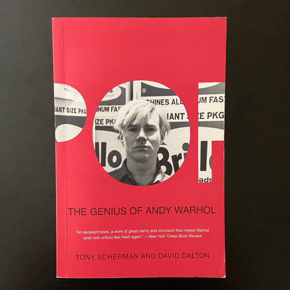 Tony Scherman and David Dalton: The Genius of Andy Warhol (softcover book, used)