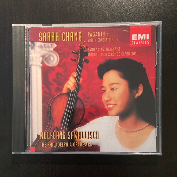 Sarah Chang (Paganini, Saint-Saëns): Violin Concerto No. 1 / Havanaise / Introduction & Rondo Capriccioso (CD)