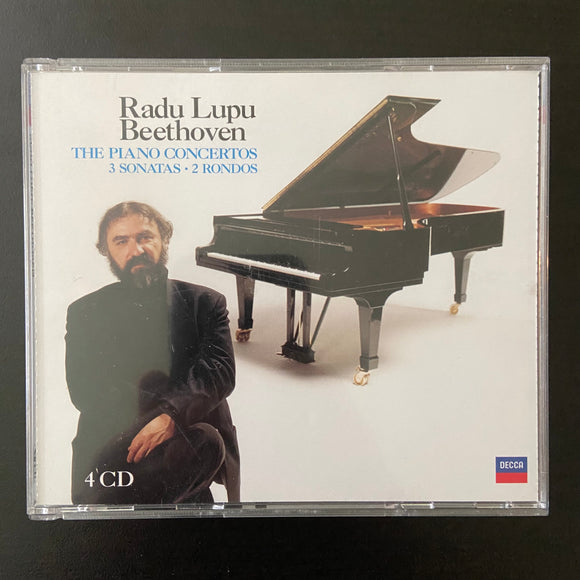 Ludwig van Beethoven, Radu Lupu: The Piano Concertos • 3 Sonatas • 2 Rondos (4 x CDs and booklet)