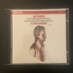 Ludwig van Beethoven: Piano Sonata, Op. 78 "For Therese" - Piano Sonata, Op. 106 "Hammerklavier" Live (CD)