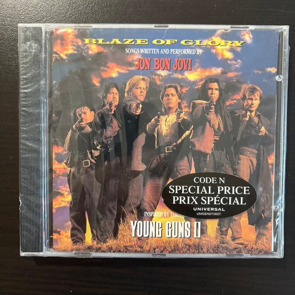 Jon Bon Jovi: Blaze of Glory Inspired by the Film Young Guns II  (Still-sealed CD)