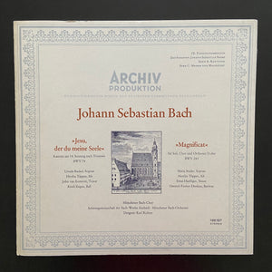 Johann Sebastian Bach: "Jesu, Der Du Meiner Seele" Kantate Am 14. Sonntag Nach Trinitatis, BWV 78. "Magnificat" Für Soli, Chor Und Orchester D-dur, BWV 243 (LP)