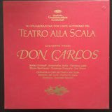 Giuseppe Verdi: Don Carlos 4 x LP mono box set with 56 page libretto.