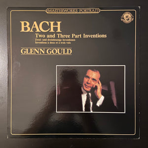 Glenn Gould / Johann Sebastian Bach: Two And Three Part Inventions (LP)