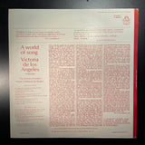 Victoria De Los Angeles: A World Of Song (Various Composers) LP