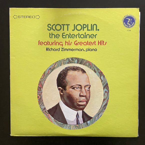 Richard Zimmerman: Scott Joplin, the Entertainer Featuring His Greatest Hits (LP)