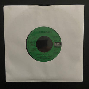Rocky Burnette: Tired Of Toein' The Line / Boogie Down In Mobile, Alabama (7")