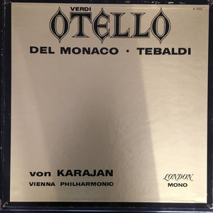 Giuseppe Verdi: Otello 3 x LP mono box set and 28 page booklet / libretto