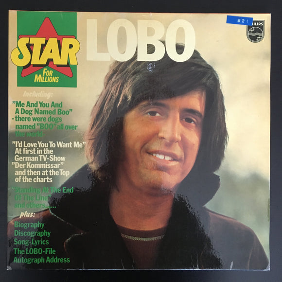 Lobo: Star for Millions LP, gatefold