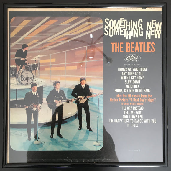 Framed Beatles Album Cover: Something New