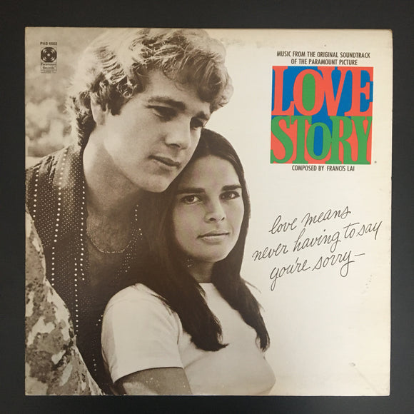Love Story: Music From The Original Soundtrack of the Paramount Picture LP