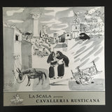 Pietro Mascagni: Cavalleria Rusticana 2 x LP (3-side) box set, mono, with libretto booklet