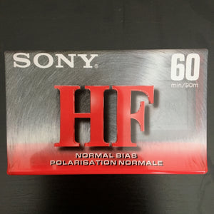 Sony 60 minute HF Cassette Tape (New, old-stock)