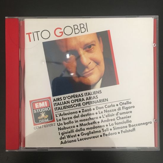 Italian Opera Arias CD