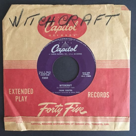 Frank Sinatra: Witchcraft / Tell Her You Love Her 7 inch 45 RPM