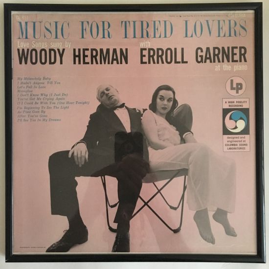 Woody Herman Framed Album Cover: Music for Tired Lovers