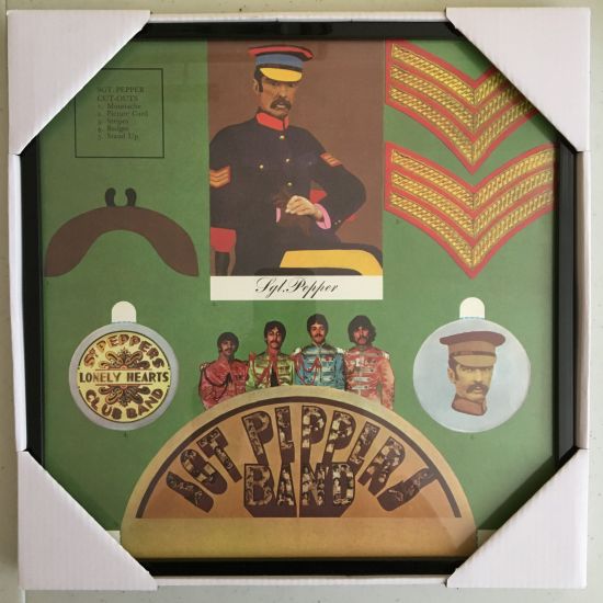 Beatles: Sgt. Pepper Album Insert, Framed